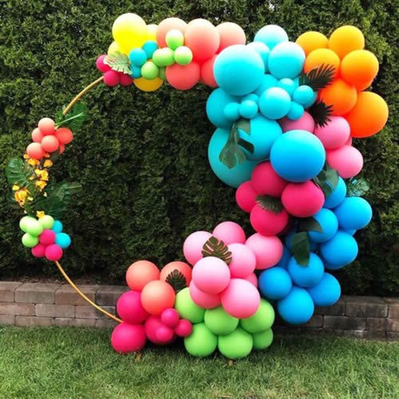 arcos para decorar con globos
