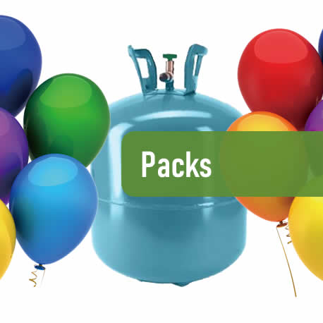 Packs de helio mas globos